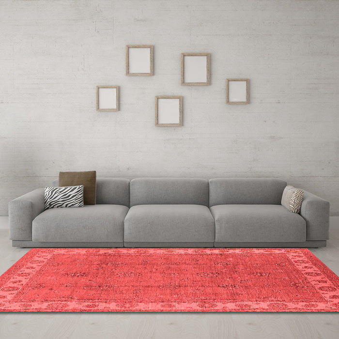 Traditional Red Washable Rugs