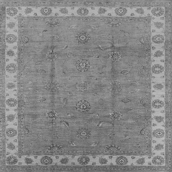 Square Oriental Gray Traditional Rug, urb981gry
