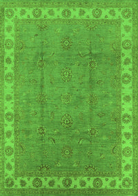 Oriental Green Traditional Rug, urb981grn