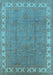 Oriental Light Blue Traditional Rug, urb981lblu