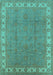 Oriental Turquoise Traditional Rug, urb981turq