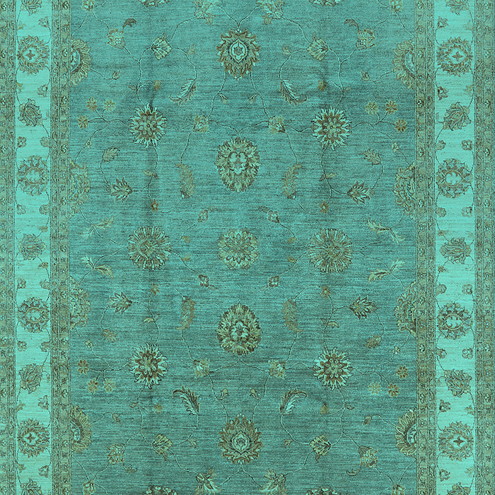 Oriental Turquoise Traditional Rug, urb981turq