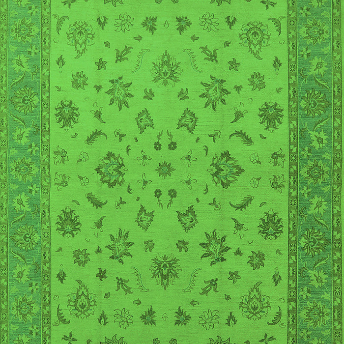 Oriental Green Traditional Rug, urb982grn