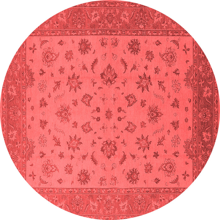 Machine Washable Oriental Red Traditional Rug, wshurb982red