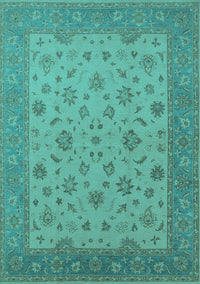 Oriental Turquoise Traditional Rug, urb982turq