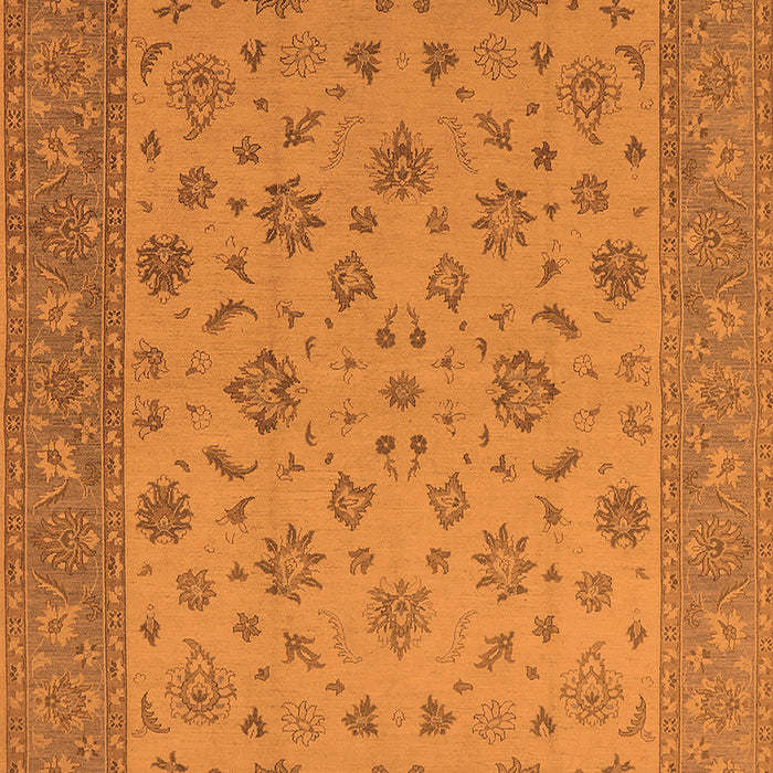 Oriental Orange Traditional Rug, urb982org