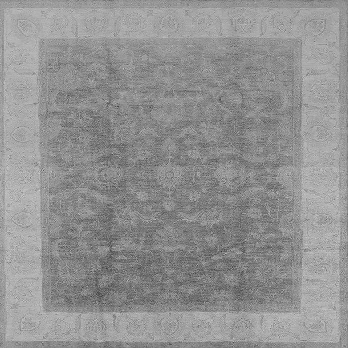 Square Oriental Gray Traditional Rug, urb983gry
