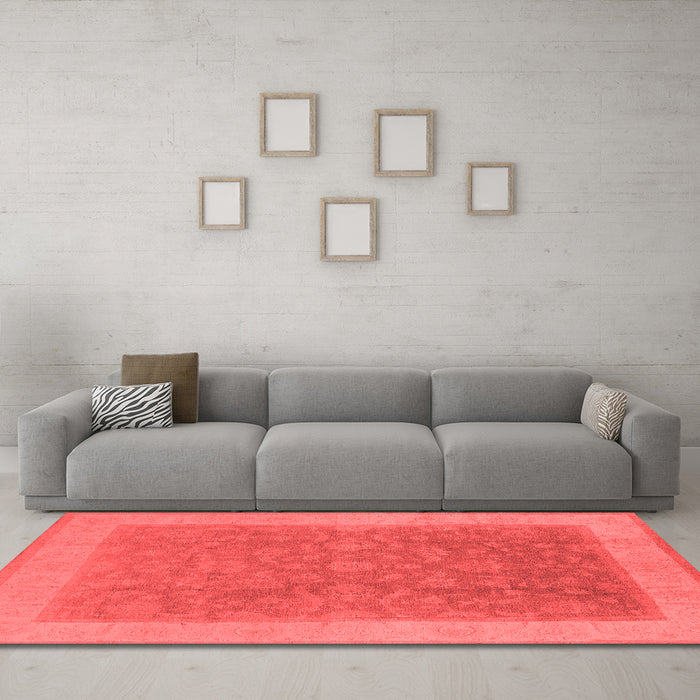 Traditional Red Washable Rugs