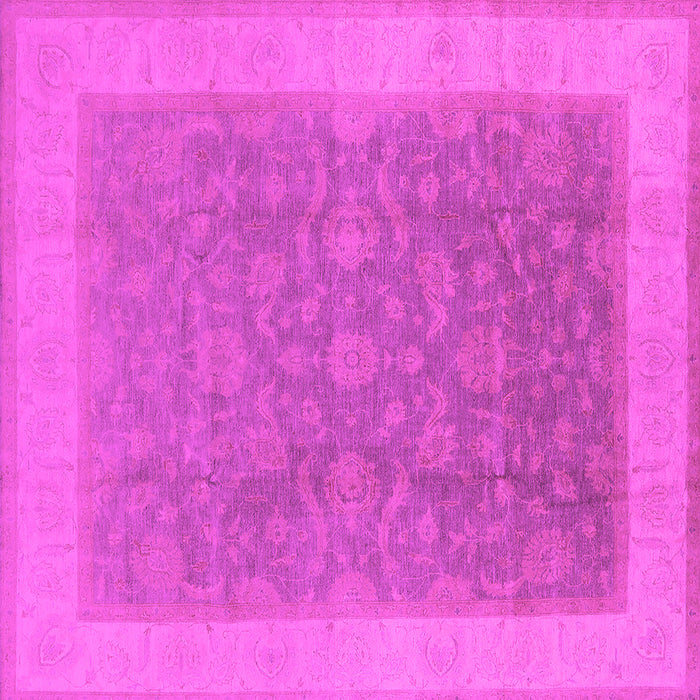 Square Oriental Pink Traditional Rug, urb983pnk