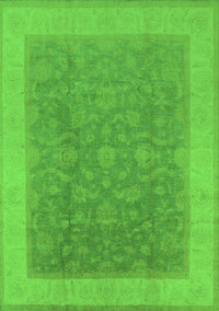 Oriental Green Traditional Rug, urb983grn