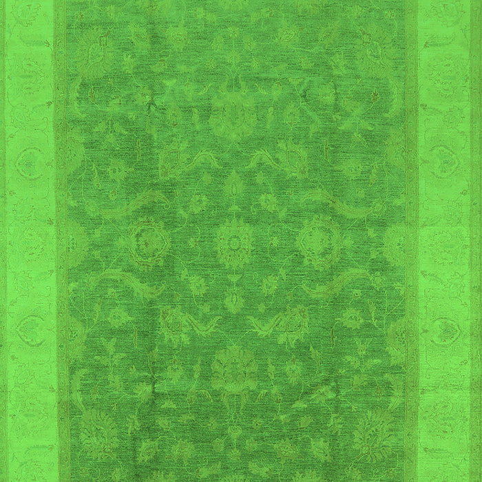 Oriental Green Traditional Rug, urb983grn