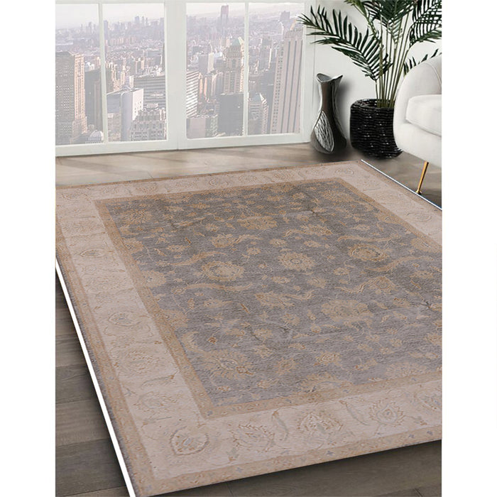 Machine Washable Industrial Modern Rose Dust Purple Rug in a Family Room, wshurb983