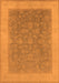 Machine Washable Oriental Orange Traditional Area Rugs, wshurb983org