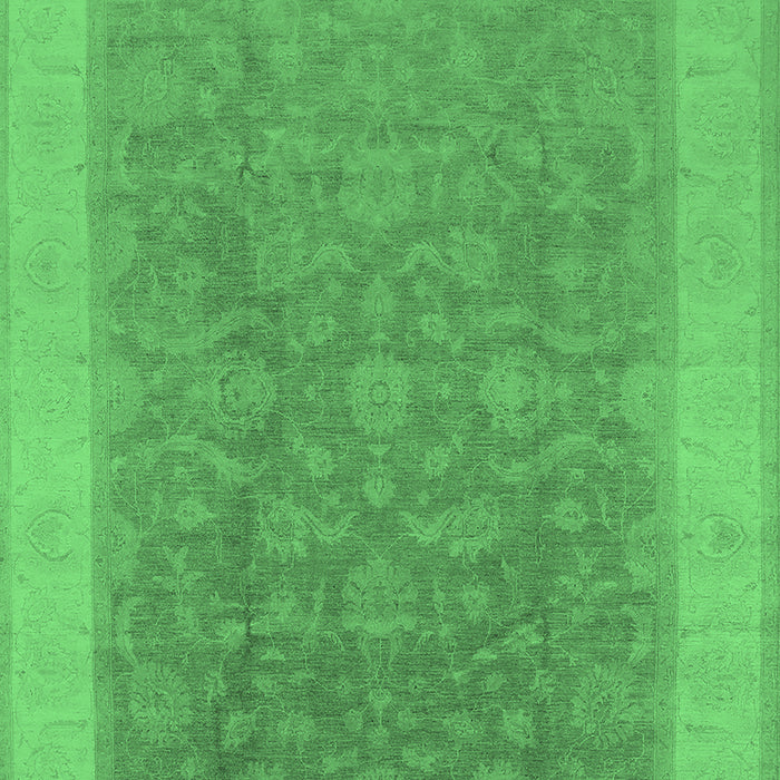 Oriental Emerald Green Traditional Rug, urb983emgrn
