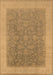 Oriental Brown Traditional Rug, urb983brn