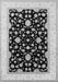 Machine Washable Oriental Gray Traditional Rug, wshurb984gry