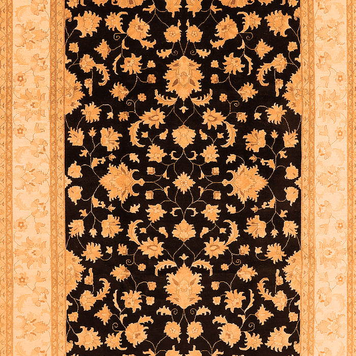 Oriental Orange Traditional Rug, urb984org