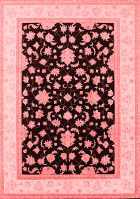 Oriental Red Traditional Rug, urb984red