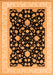 Machine Washable Oriental Orange Traditional Area Rugs, wshurb984org