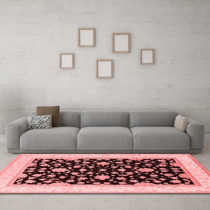 Traditional Red Washable Rugs