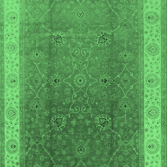 Oriental Emerald Green Traditional Rug, urb985emgrn
