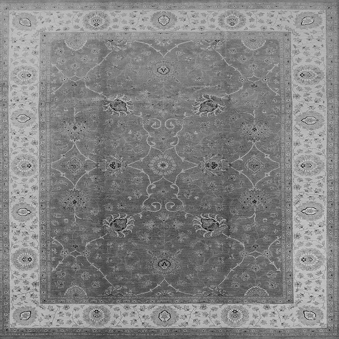 Square Oriental Gray Traditional Rug, urb985gry