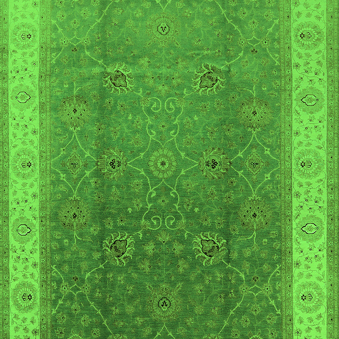 Oriental Green Traditional Rug, urb985grn