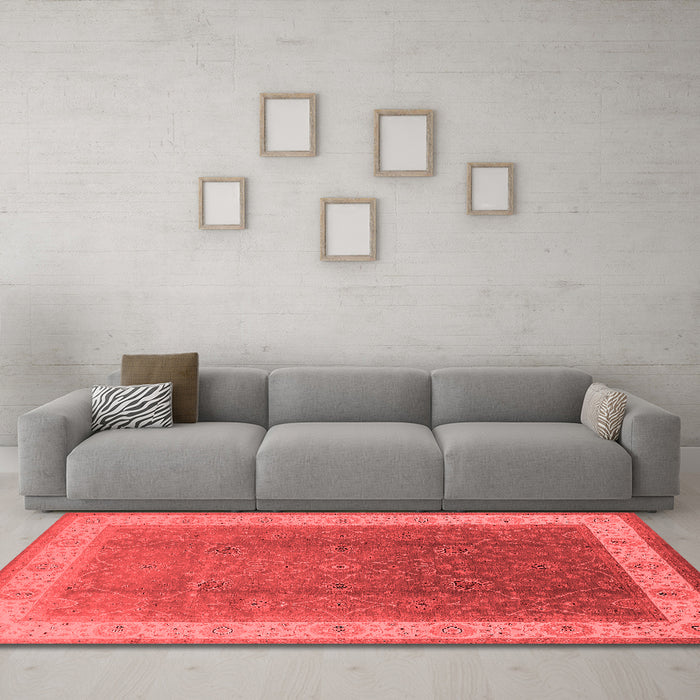 Traditional Red Washable Rugs