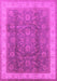 Oriental Pink Traditional Rug, urb986pnk