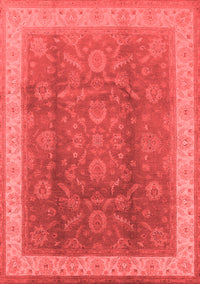 Oriental Red Traditional Rug, urb986red