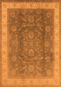 Oriental Orange Traditional Rug, urb986org