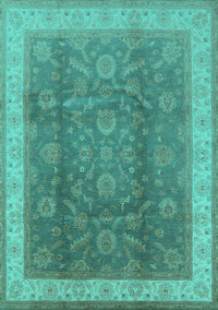 Oriental Turquoise Traditional Rug, urb986turq