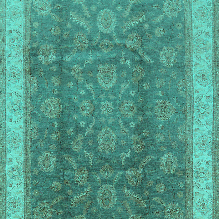 Oriental Turquoise Traditional Rug, urb986turq