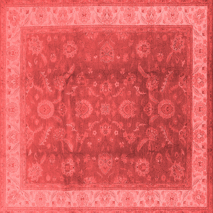 Machine Washable Oriental Red Traditional Rug, wshurb986red