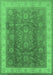 Oriental Emerald Green Traditional Rug, urb986emgrn