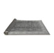 Sideview of Oriental Gray Traditional Rug, urb986gry