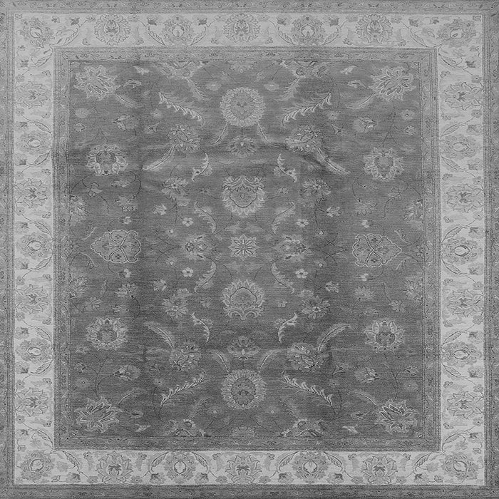 Square Oriental Gray Traditional Rug, urb986gry