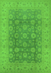 Oriental Green Traditional Rug, urb987grn