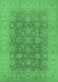 Oriental Emerald Green Traditional Rug, urb987emgrn