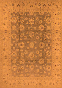 Oriental Orange Traditional Rug, urb987org