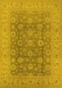 Oriental Yellow Traditional Rug, urb987yw