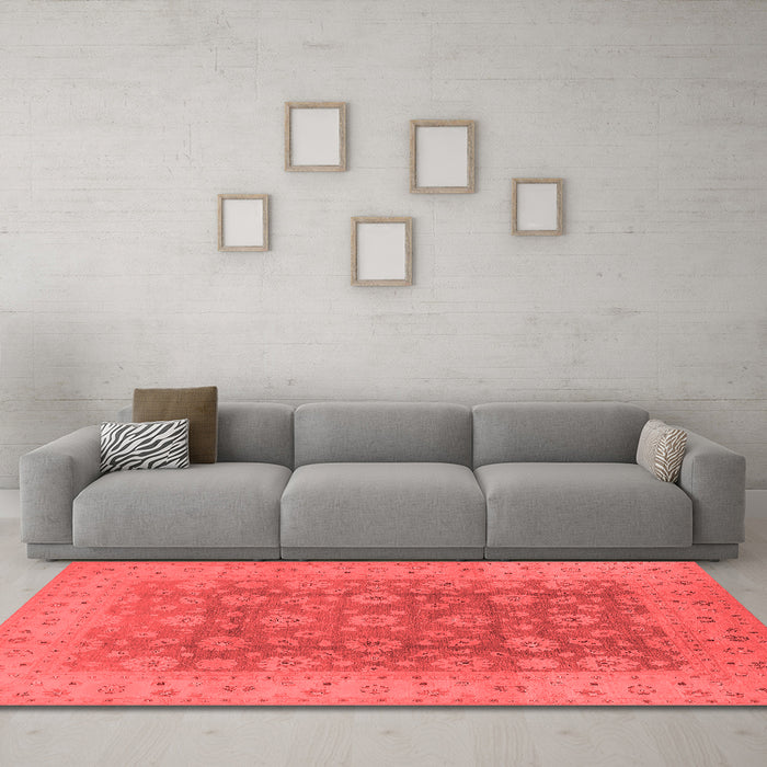Traditional Red Washable Rugs