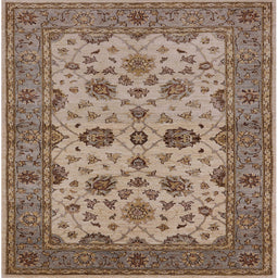 Square Machine Washable Industrial Modern Sienna Brown Rug, wshurb988