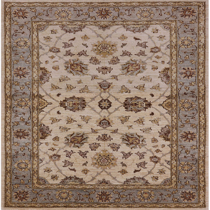 Square Machine Washable Industrial Modern Sienna Brown Rug, wshurb988