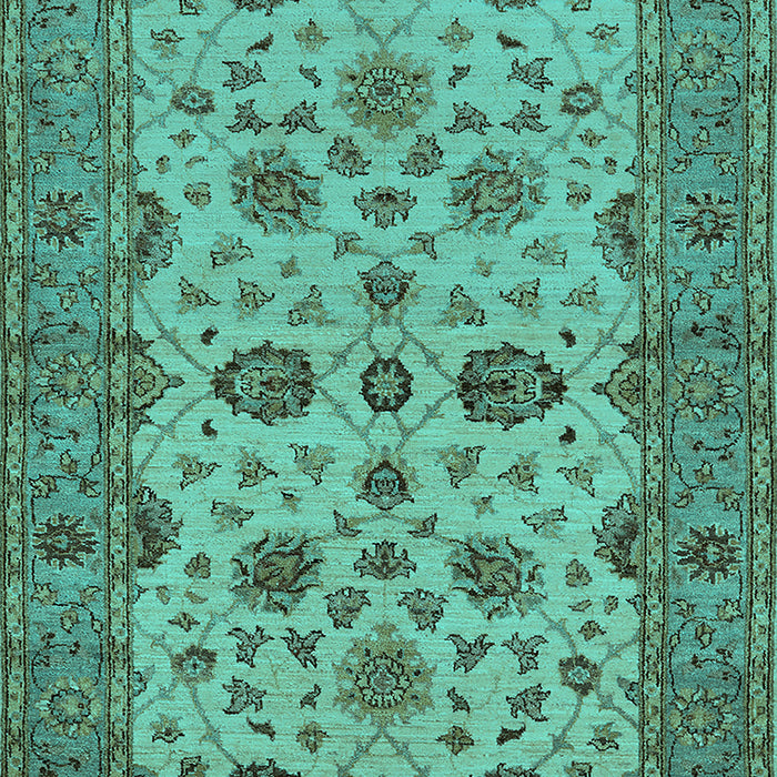 Oriental Turquoise Traditional Rug, urb988turq
