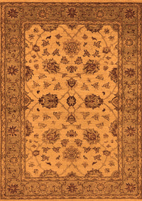 Oriental Orange Traditional Rug, urb988org