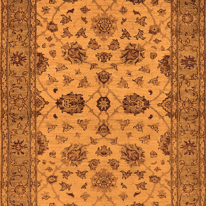 Oriental Orange Traditional Rug, urb988org
