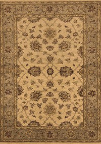 Oriental Brown Traditional Rug, urb988brn