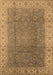 Oriental Brown Traditional Rug, urb989brn