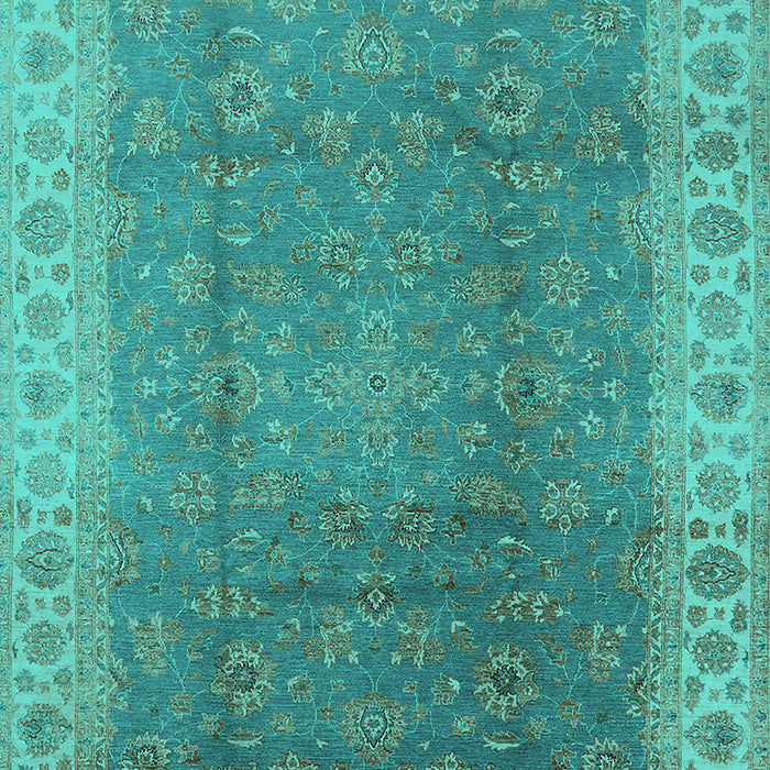Oriental Turquoise Traditional Rug, urb989turq